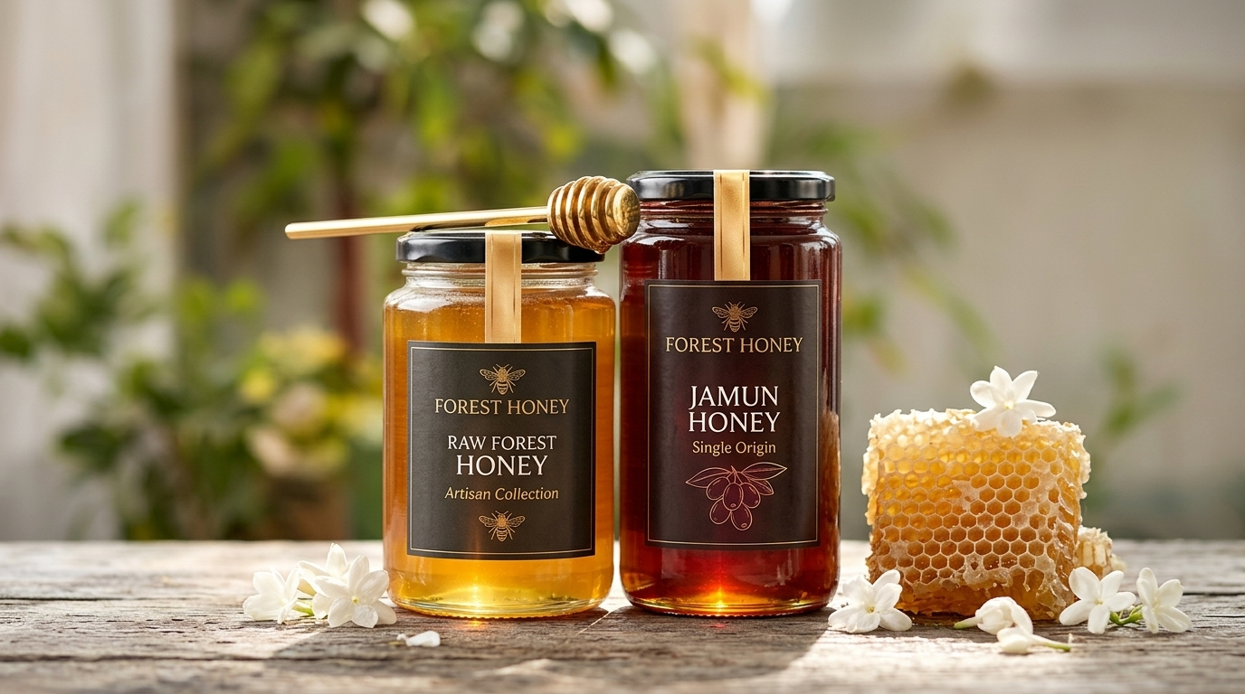 Honey Jars - Forest and Jamun honey