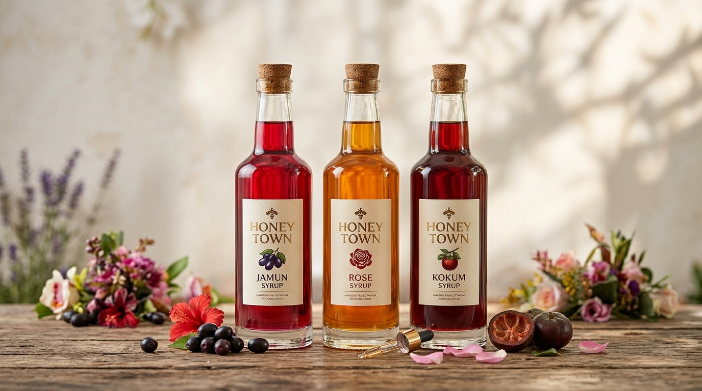Syrups and Signature Mixes - Kokum, Rose, and regional creations